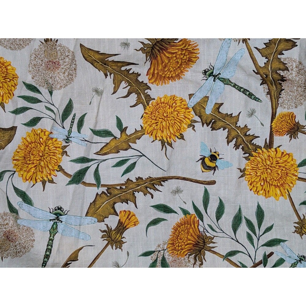 Yiume Shirt Mens XL Hawaiian Dandelions and Dragonflies - Picture 6 of 7
